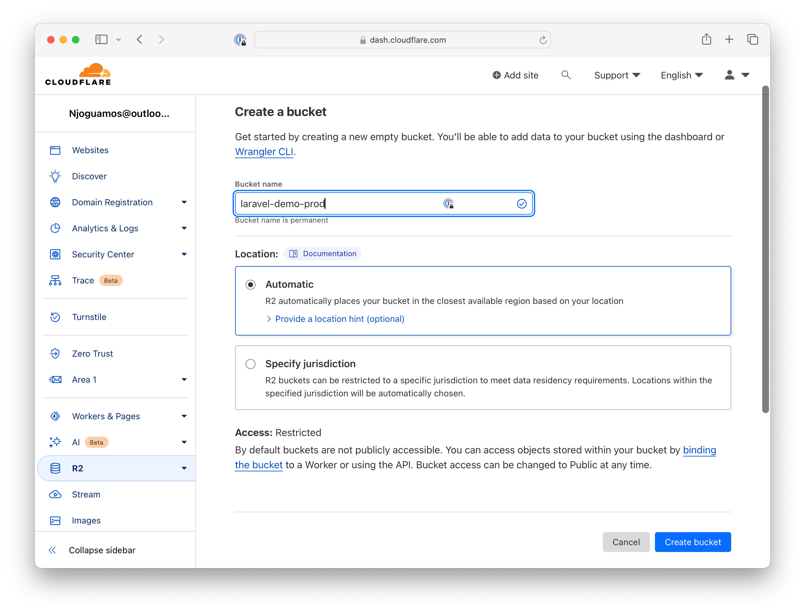 Cloudflare Select R2