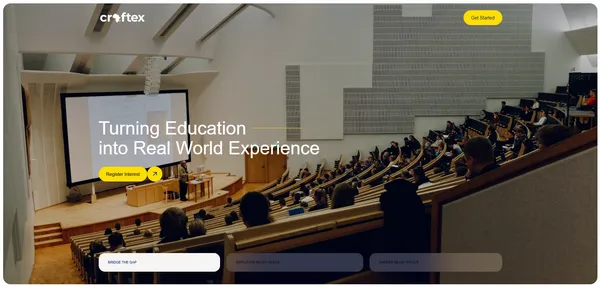 CraftEx Africa – Marketing Website for Kenya's First AI-Powered Virtual Work Experience Platform