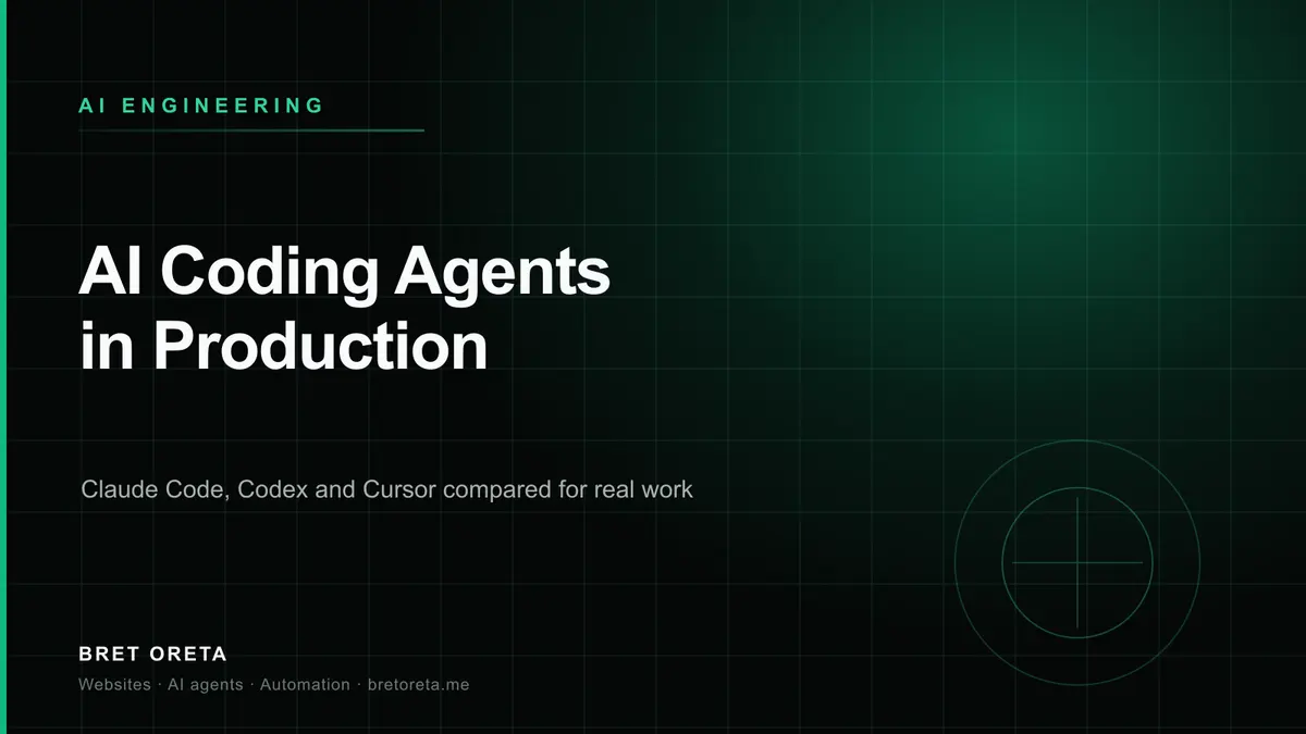 AI Coding Agents in 2026: Claude Code, Codex, and Cursor for Production Work