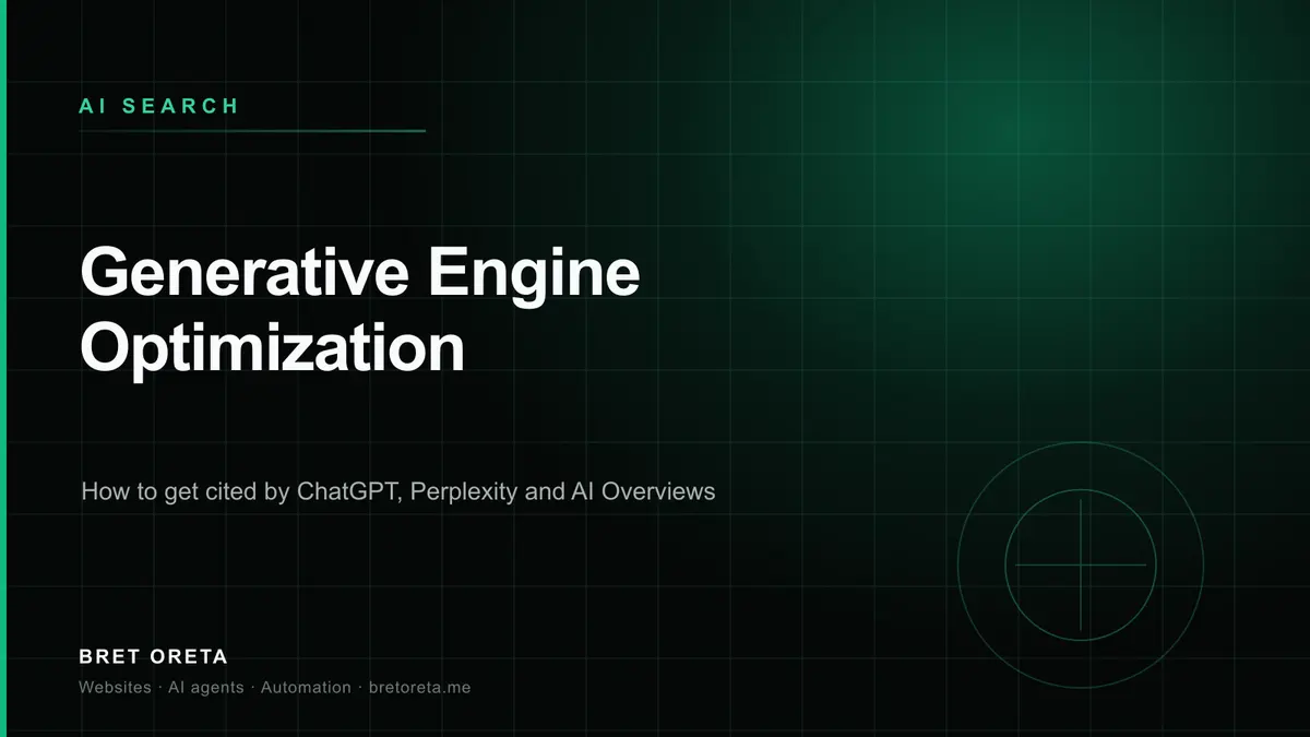 Generative Engine Optimization in 2026: How to Get Cited by AI Search